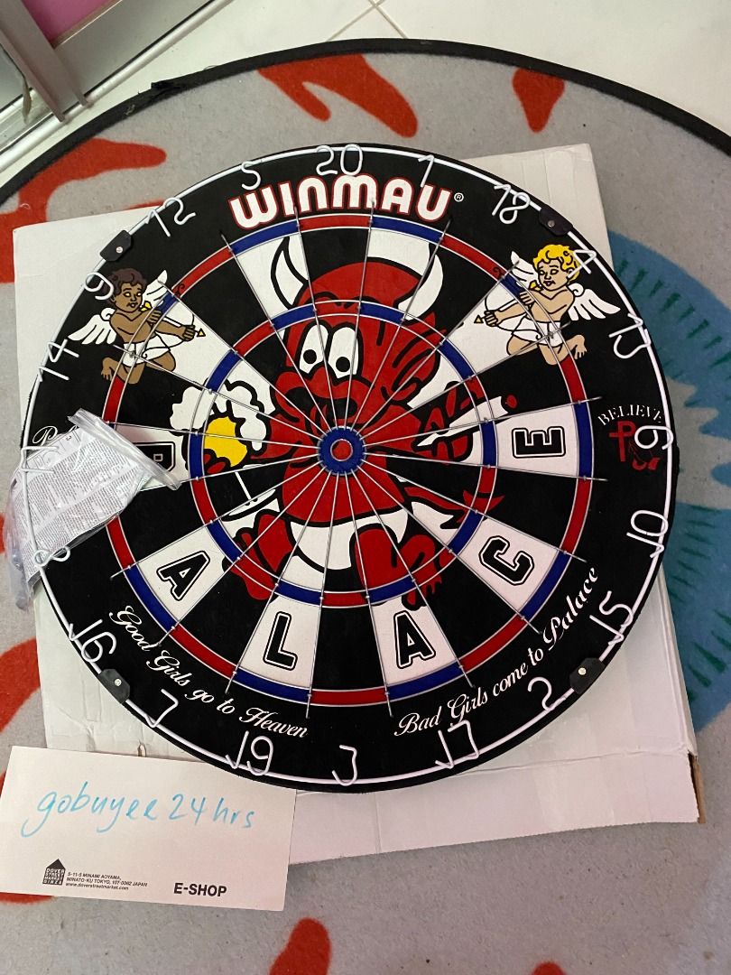 INSTOCK PALACE WINMAU FALLEN ANGELS DARTBOARD