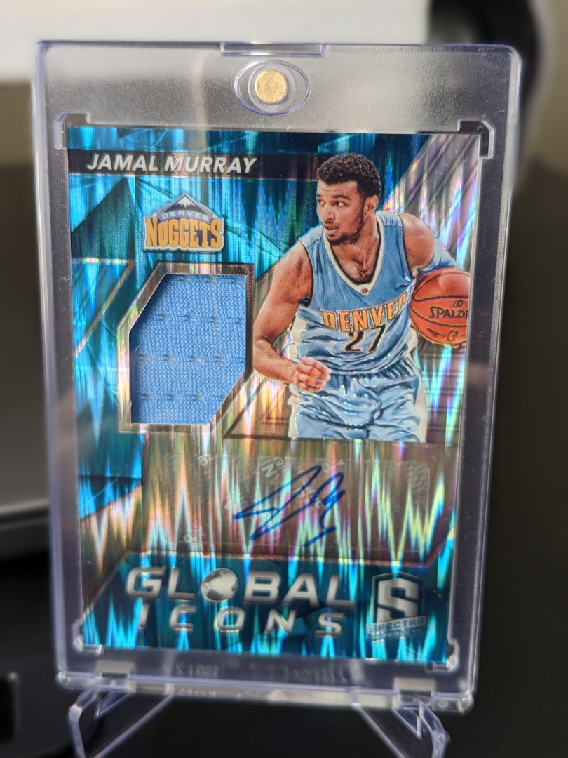 Jamal Murray 16-17 Spectra Rookie Patch Auto RPA Signature Global