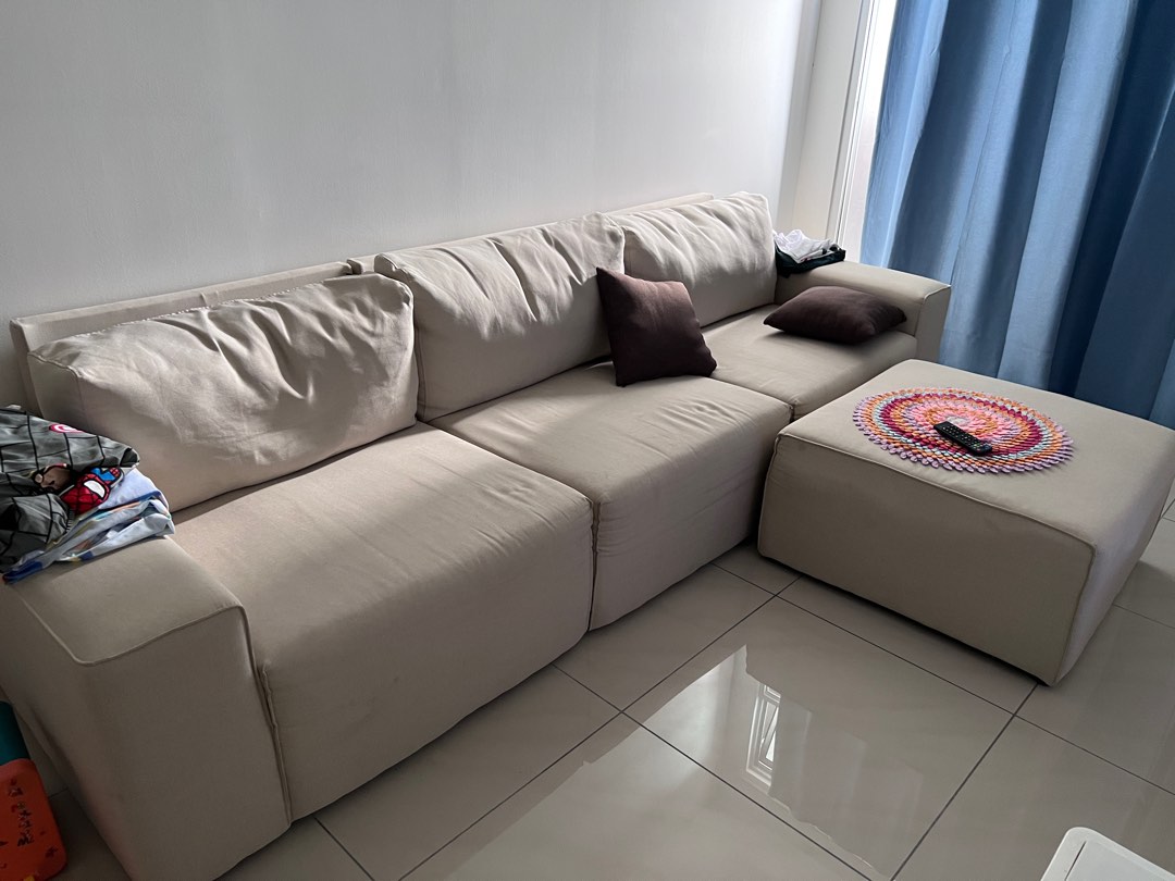 JB larkin apartment Sofa bought july 2022, Furniture & Home Living