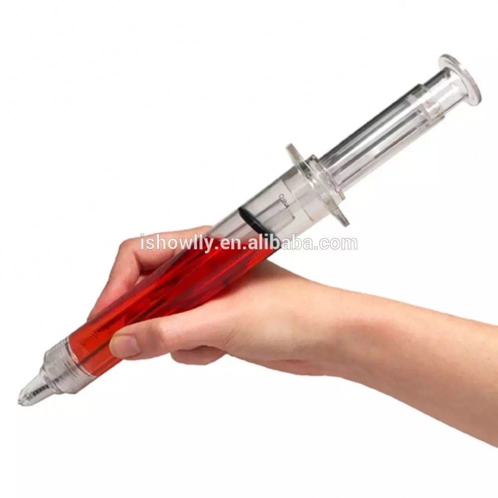 Jumbo syringe ballpen, Hobbies & Toys, Stationary & Craft, Stationery