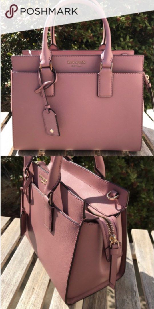 Kate Spade New York Cameron Medium Satchel Purse dusty rose