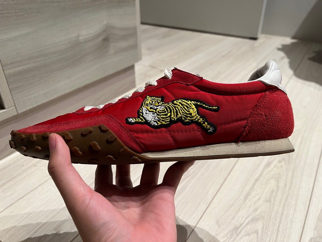 KENZO MOVE NYLON VELOURS ROUGE MOYEN