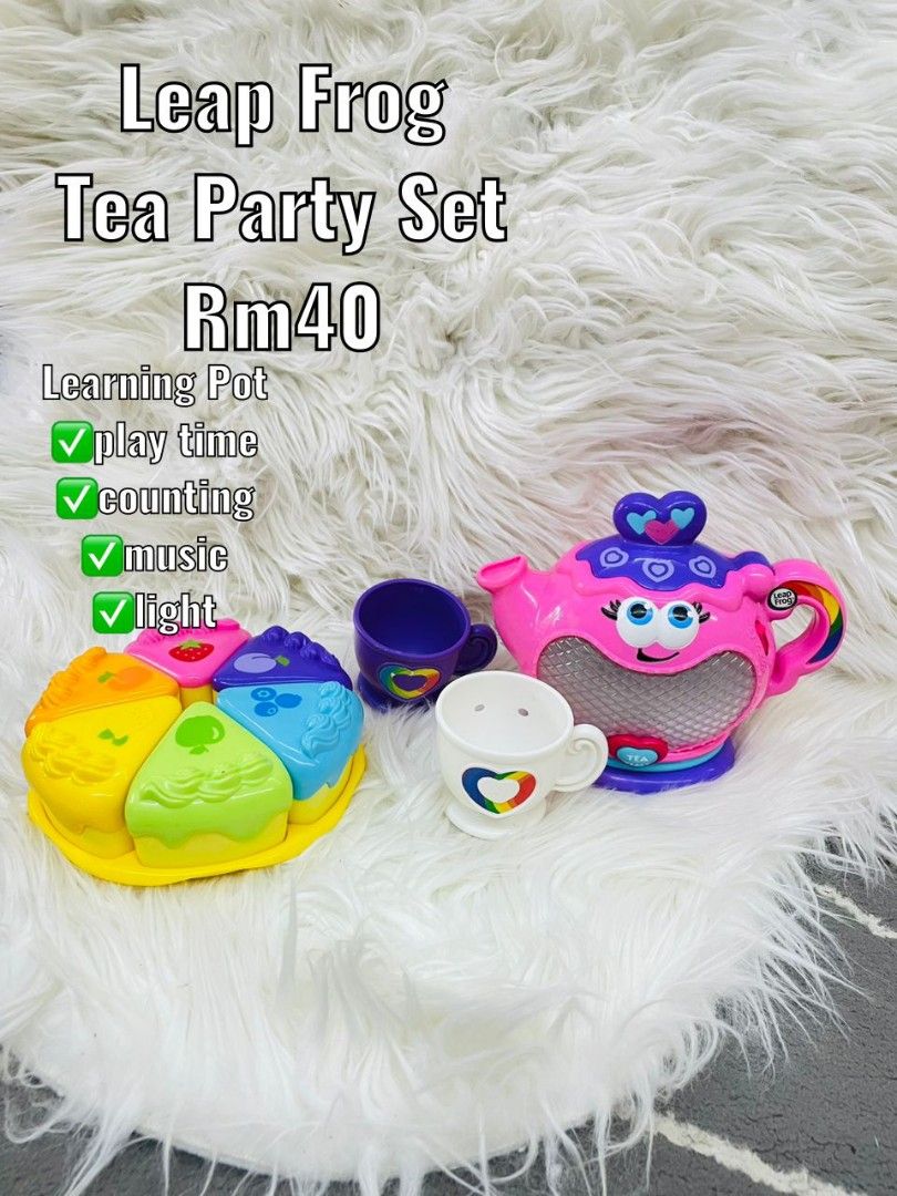 LeapFrog Tea Party Set, Hobbies & Toys, Toys & Games on Carousell