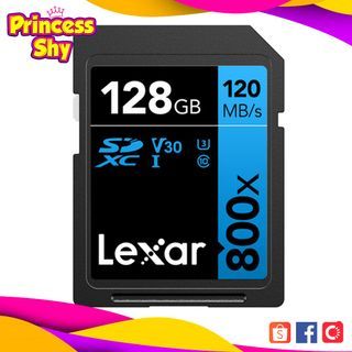 Lexar 128GB SDXC High Performance 800x UHS-I Memory Card LSD0800128G