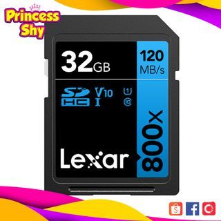 Lexar 32GB SDHC High Performance 800x UHS-I Memory Card LSD0800032G