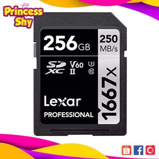 Lexar Professional SDXC 256GB 1667x UHS-II Memory Card LSD256CB1667