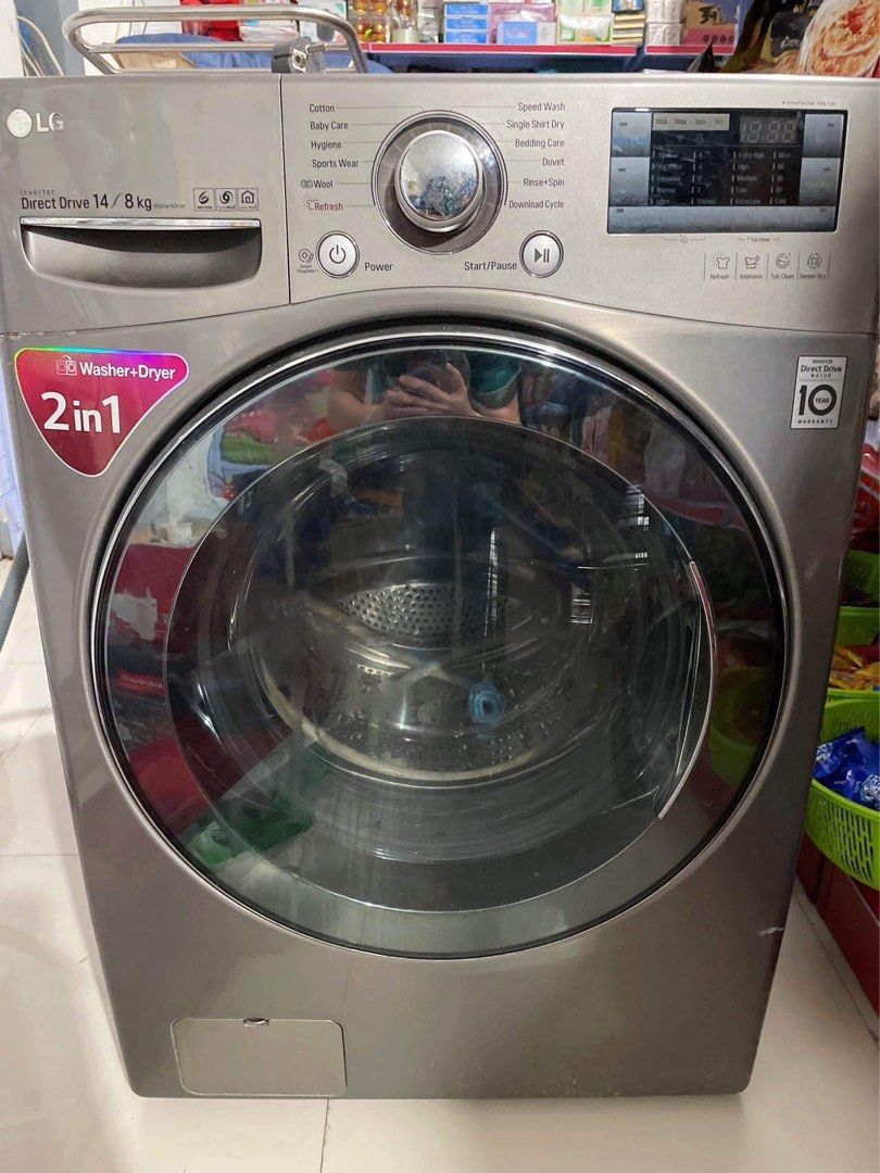 LG FRONT LOAD INVERTER WASHING MACHINE 2in1, TV & Home Appliances