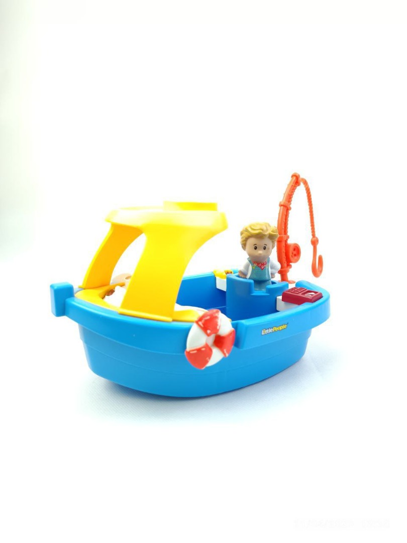 Fisher price little people floaty shop boat