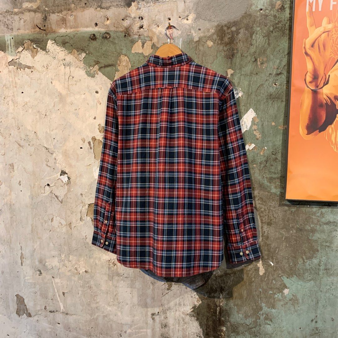 Vtg LL Bean USA flannel shirt, Men's Fashion, Tops & Sets, Formal