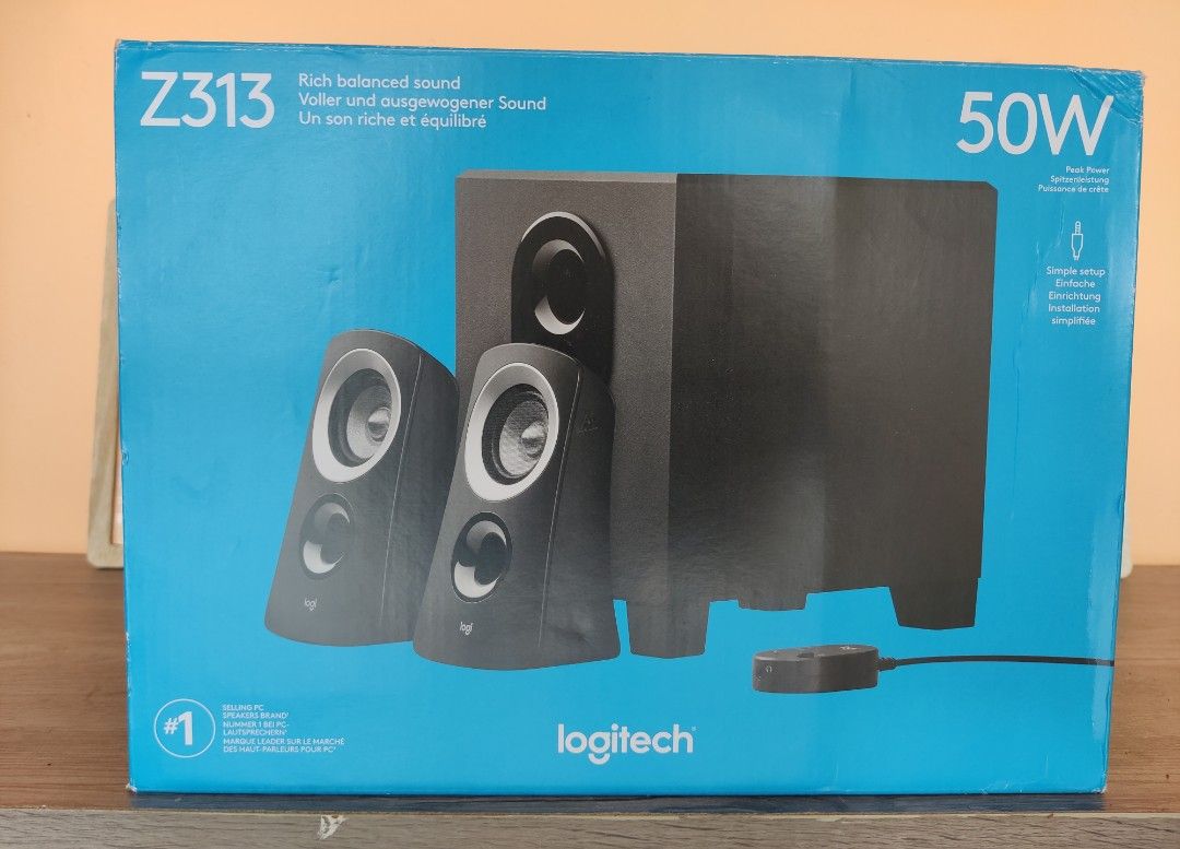 Logitech Z313 Multimedia Compact 2.1 Speaker System with subwoofer