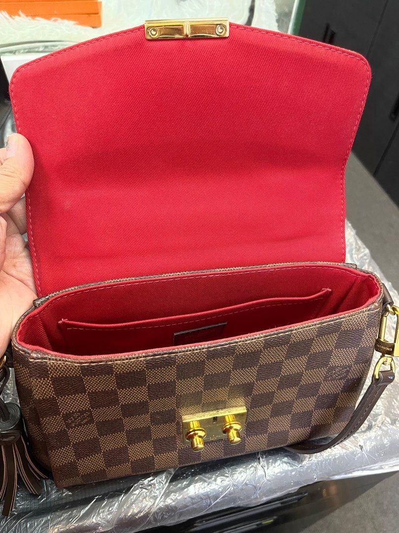 💯Authentic Louis Vuitton Croisette Damier Ebene, Women's Fashion, Bags &  Wallets, Purses & Pouches on Carousell