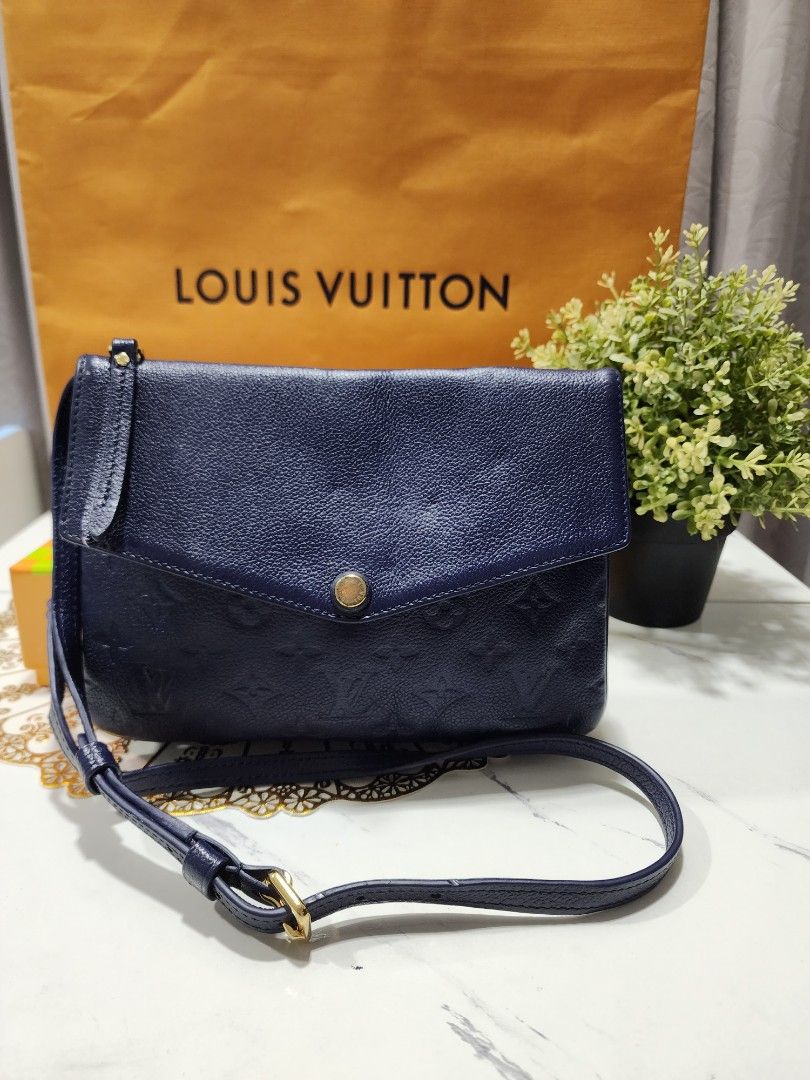 Louis Vuitton Celeste Monogram Empreinte Leather Twinset Bag Louis Vuitton