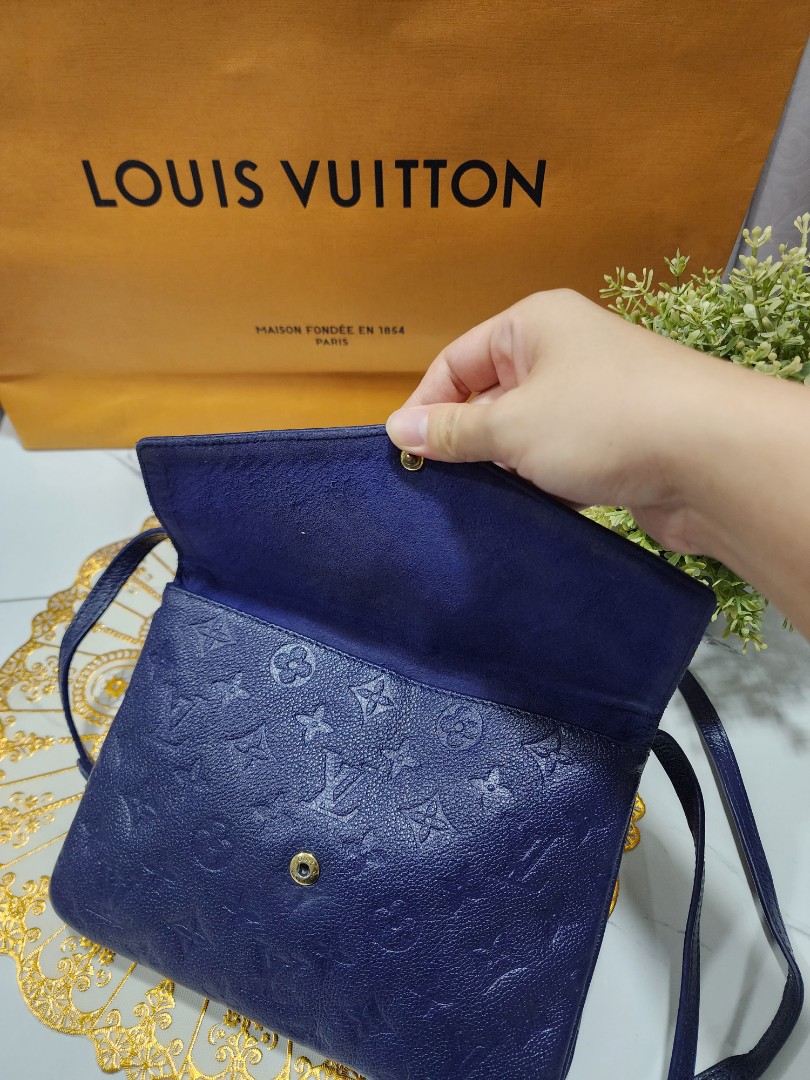 Louis Vuitton Monogram Empreinte Twice Crossbody Bag in 2023