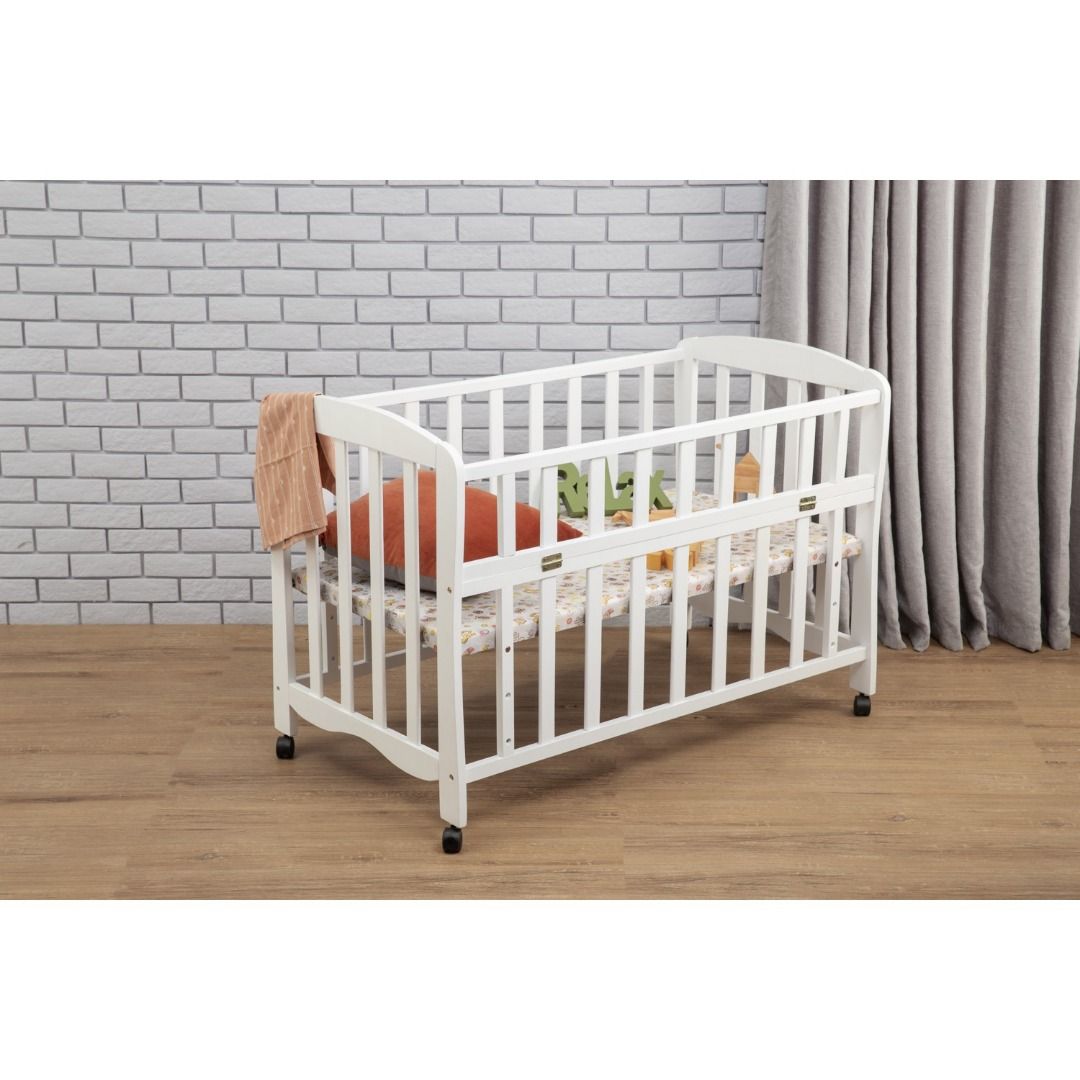 LUIS Baby Cot by Nuhoom Design (Solid Oak) Free delivery, Babies