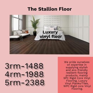 ‼️Luxury vinyl flooring/🏆Vinyl Flooring/ 💯 luxury vinyl flooring / ✅ BTO HDB vinyl flooring/ ‼️5mm thickness vinyl flooring/ ⚠️Flooring services