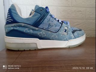 Lv trainer blue denim