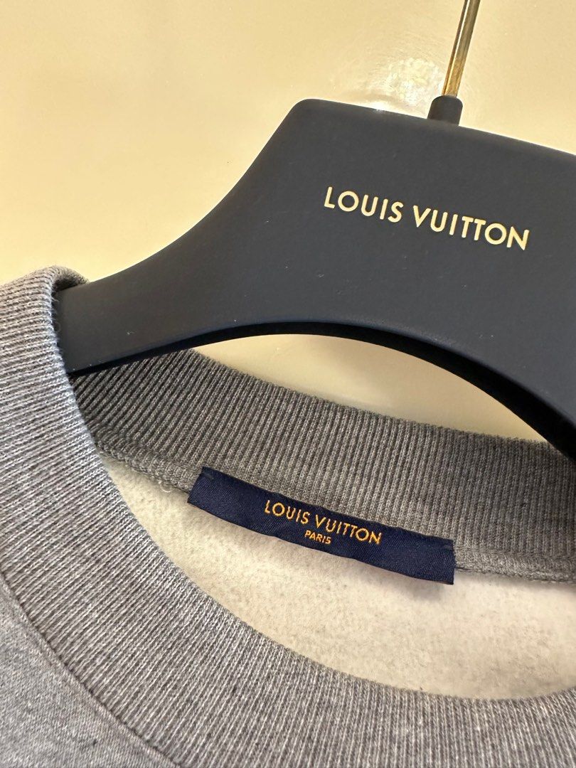 Louis Vuitton X Nigo Squared LV Sweatshirt Gris Clair for Women