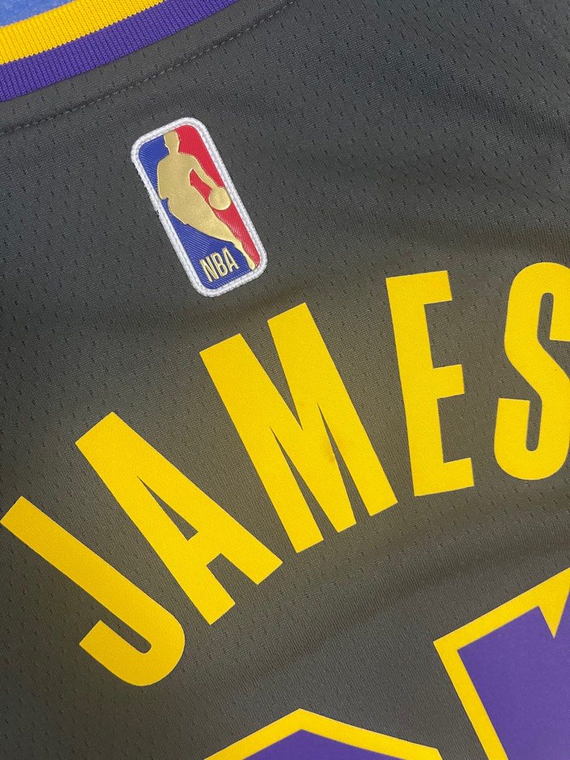 Los Angeles Lakers Jersey Lebron James Earned Edition Swingman