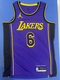 M - BNWT - Lebron James Los Angeles Lakers Earned Edition NBA Swingman  Jersey