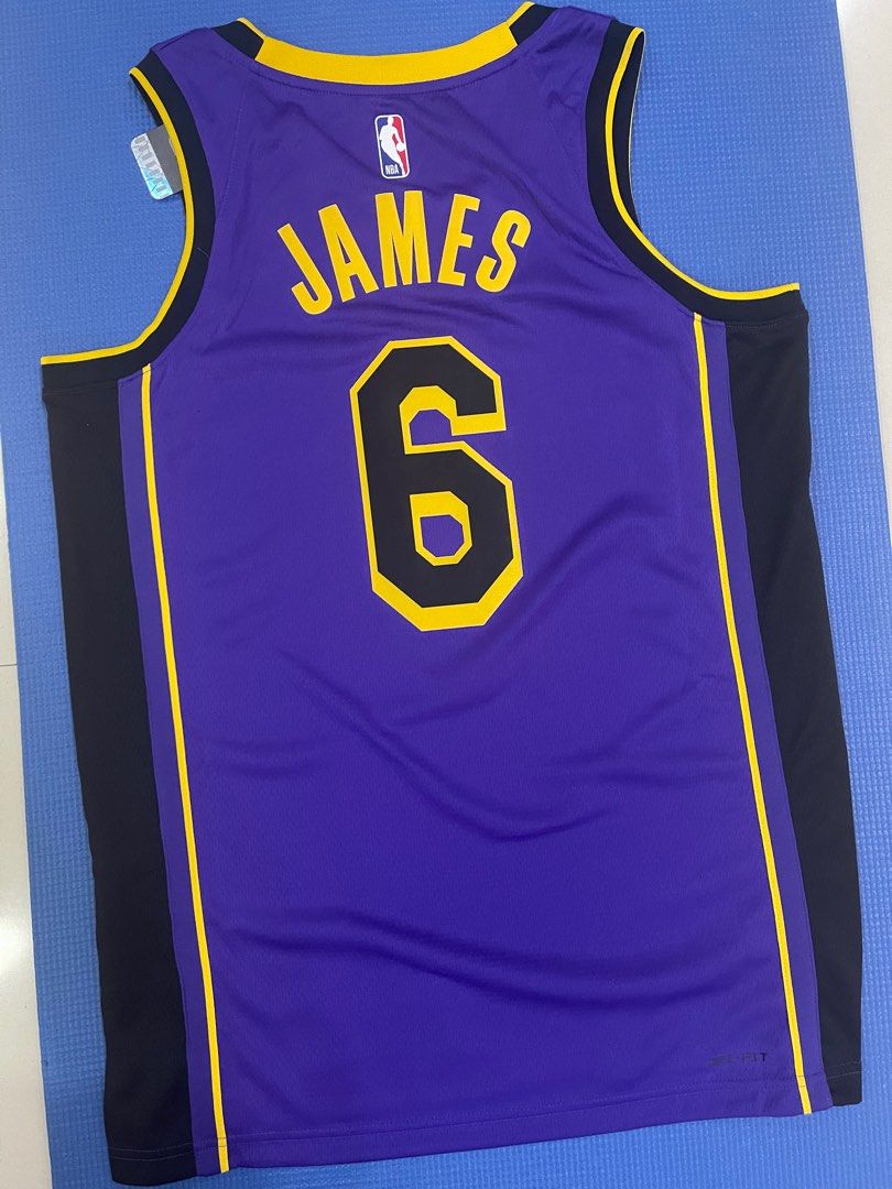 LeBron James LA Lakers Statement Swingman Jersey