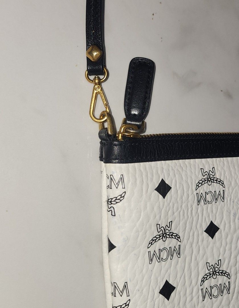 Mcm sales pochette beige