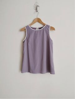 Meier.q紫色背心