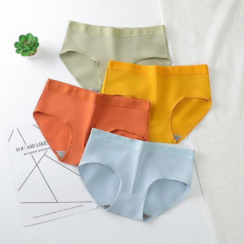 35-70kg Panties Girls Seamless Underwear Sexy Lace Low-Waist Pure Cotton  Crotch Spender Women