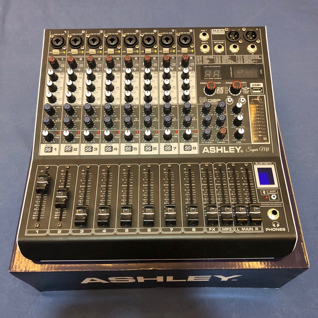 Mixer Ashley 8 Channel, Elektronik, Audio di Carousell