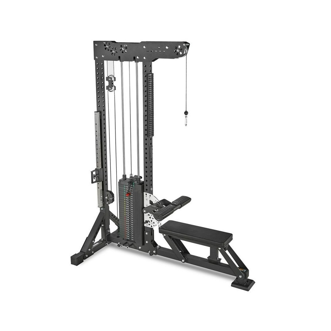 MMB Akro Dual Function Lat Pulldown/Seated Row Machine with Adjustable