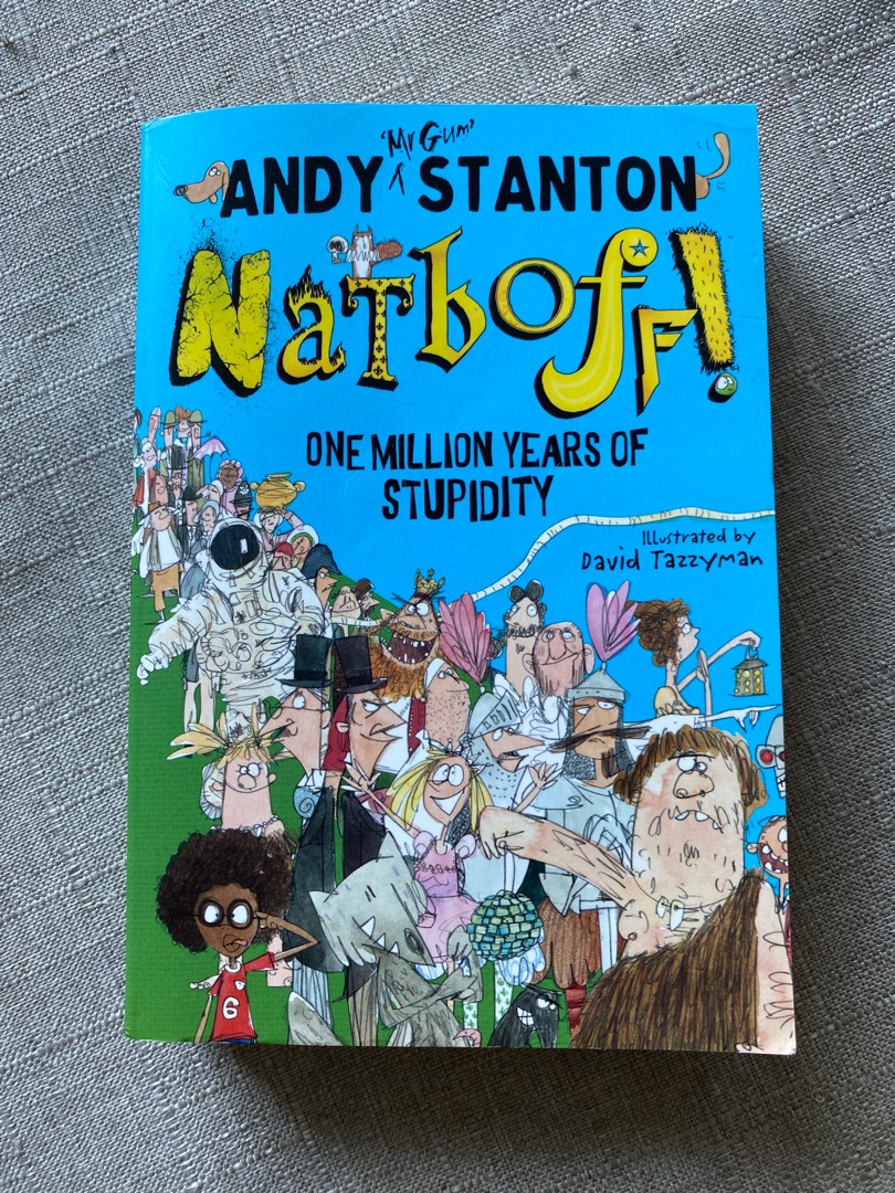Natboff! One Million Years of Stupidity, 興趣及遊戲, 書本 & 文具, 兒童書籍 - Carousell