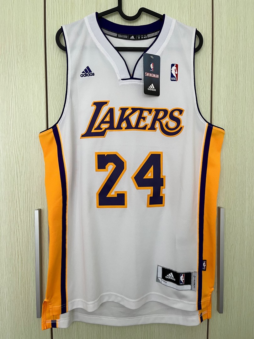 New AUTHENTIC ADIDAS REV 30 KOBE BRYANT Jersey Los Angeles Lakers WHITE XL  NOS