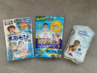 New disposable swim diapers (moony / goon / huggies) size5-6 / 12-17kg (15pcs)