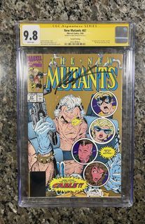 New Mutants #87 2nd Printing - CGC 9.8 Signed Rob Liefeld - 1st App Cable