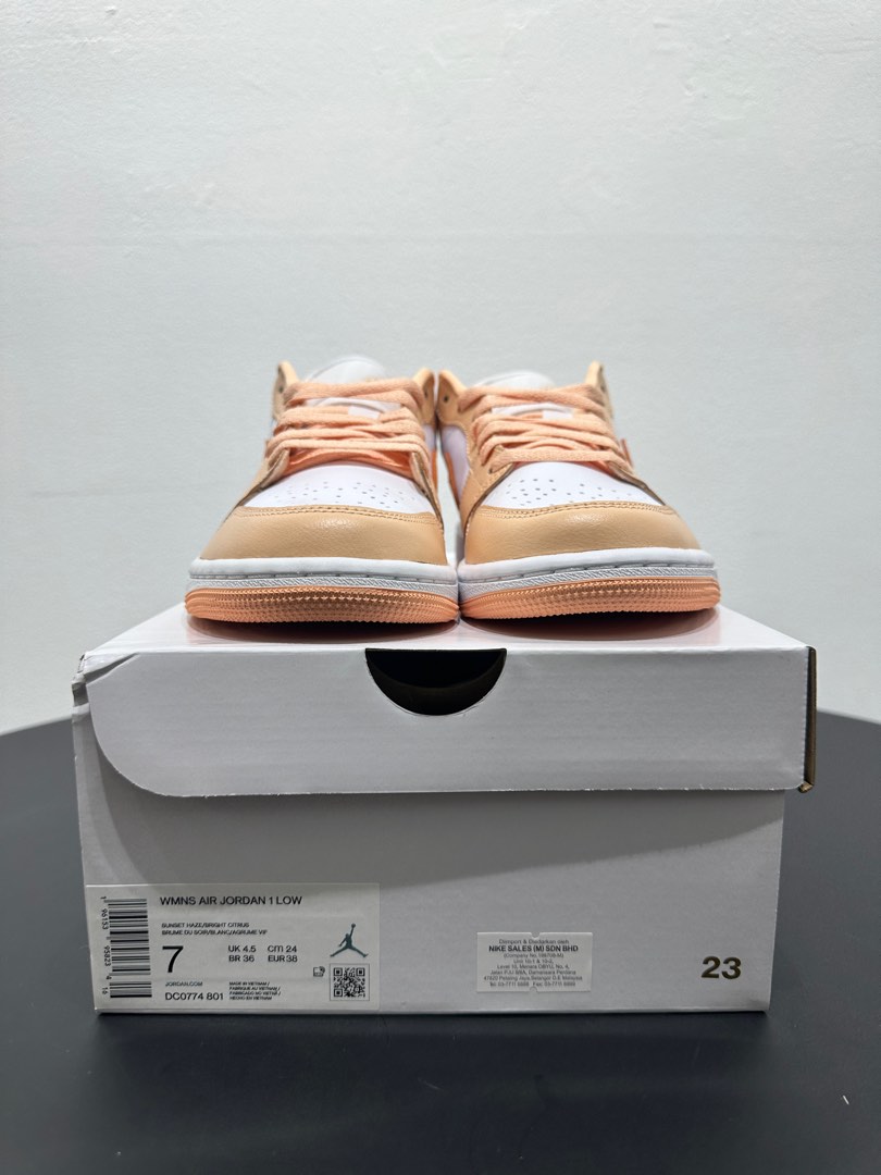 New Nike air jordan 1 Low Sunset Haze