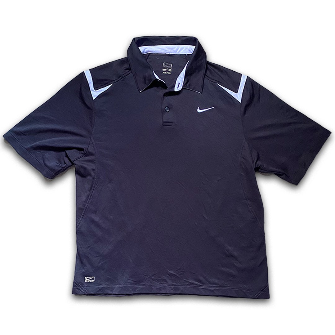 Nike DriFit Navy Polo Shirt, Men's Fashion, Tops & Sets, Tshirts & Polo