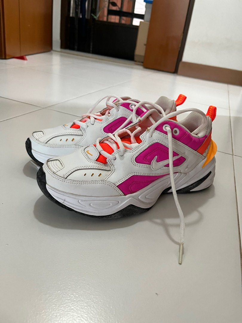 Nike tekno deals pink orange