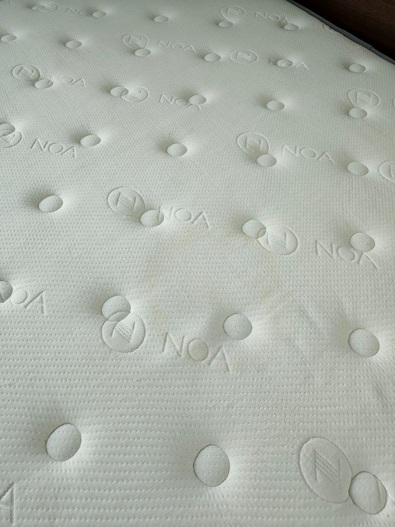 NOA King size mattress and bedframe, Furniture & Home Living, Furniture