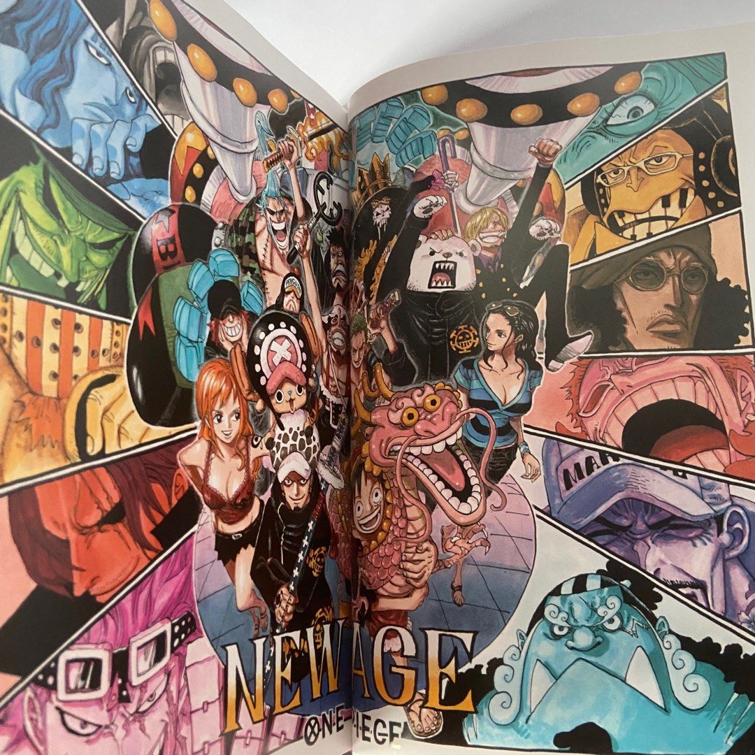 [OFFICIAL] One Piece Art Book Color Walk Compendium New World to Wano, Hobbies & Toys, Books