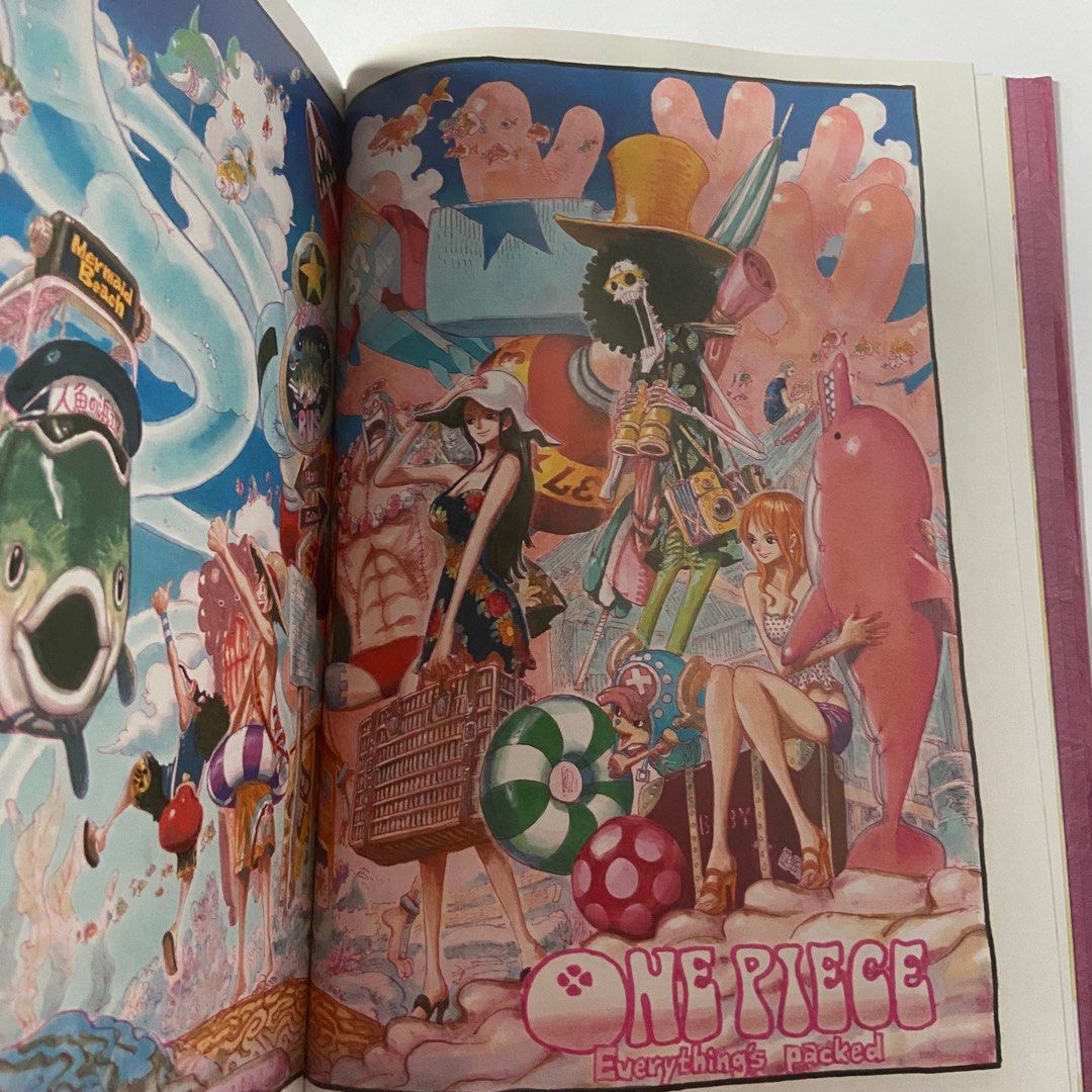 [OFFICIAL] One Piece Art Book Color Walk Compendium New World to Wano, Hobbies & Toys, Books
