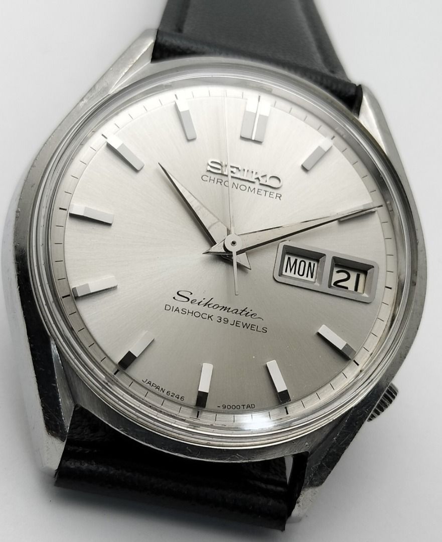 Birthday Watch 1966 Collectible Seiko 62GS 6246 9000AD Chronometer Seikomatic 39 Jewel JDM Week Data OH