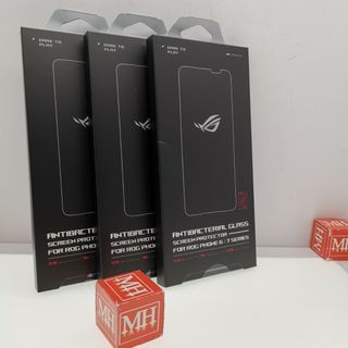 Original authentic Asus rog 7 series n rog 6 series anti bacterial gaming tempered glass set MHMAY