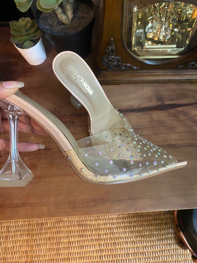 Fashion nova transparent heels shop