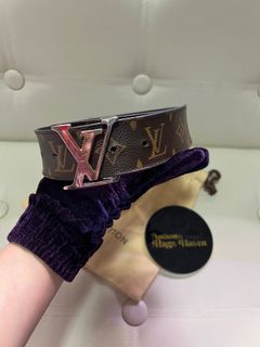 LOUIS VUITTON LV Monogram Suntulle Initial 25MM Belt M9781 90/36 Japan  [Used]