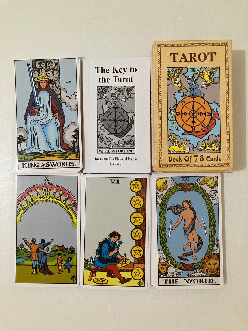 Original Tarot Card Full Size with Guide Book on Carousell