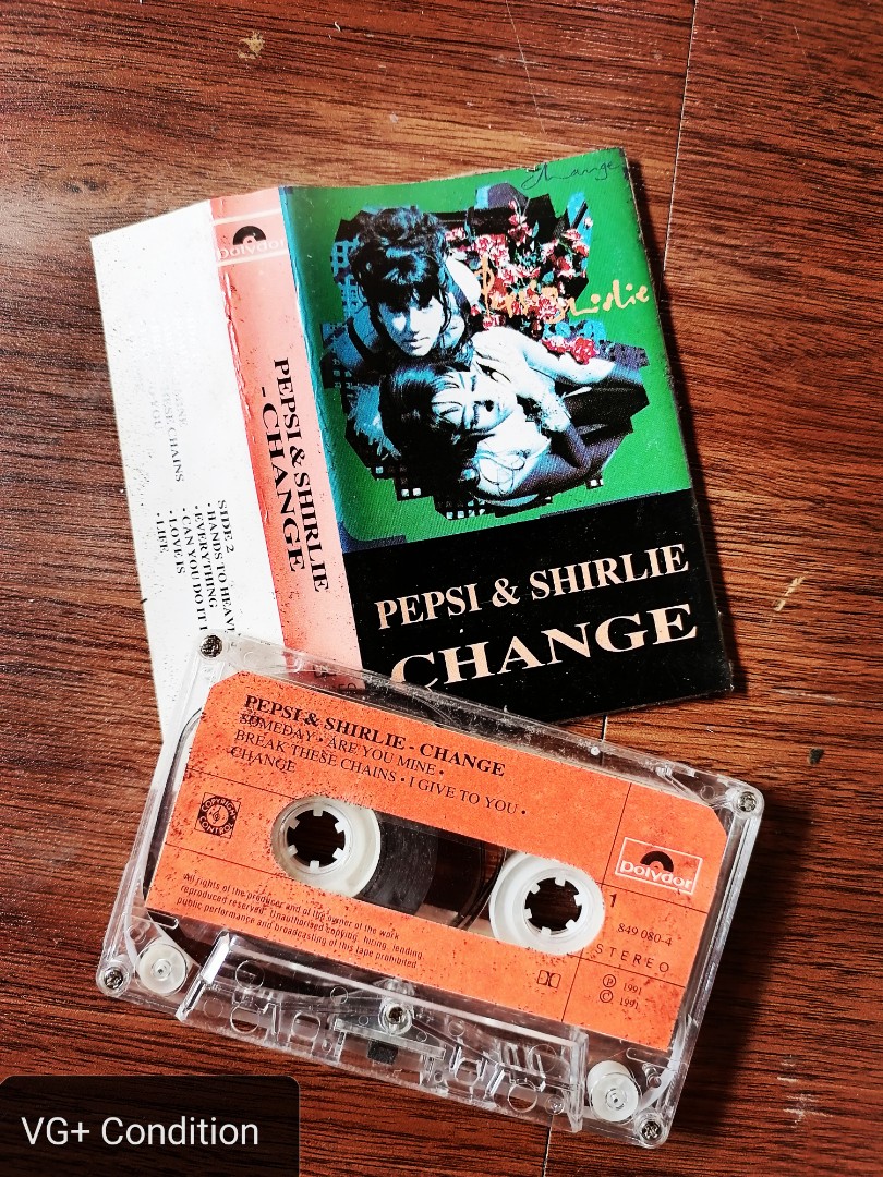 Pepsi & Shirlie Change Cassette Tape Original Cassette Tapes Vintage