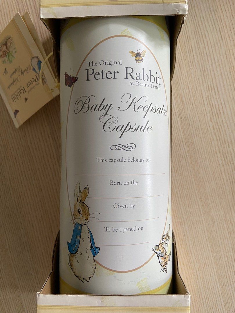 Peter Rabbit Baby Keepsake Capsule, Babies & Kids, Maternity Care on