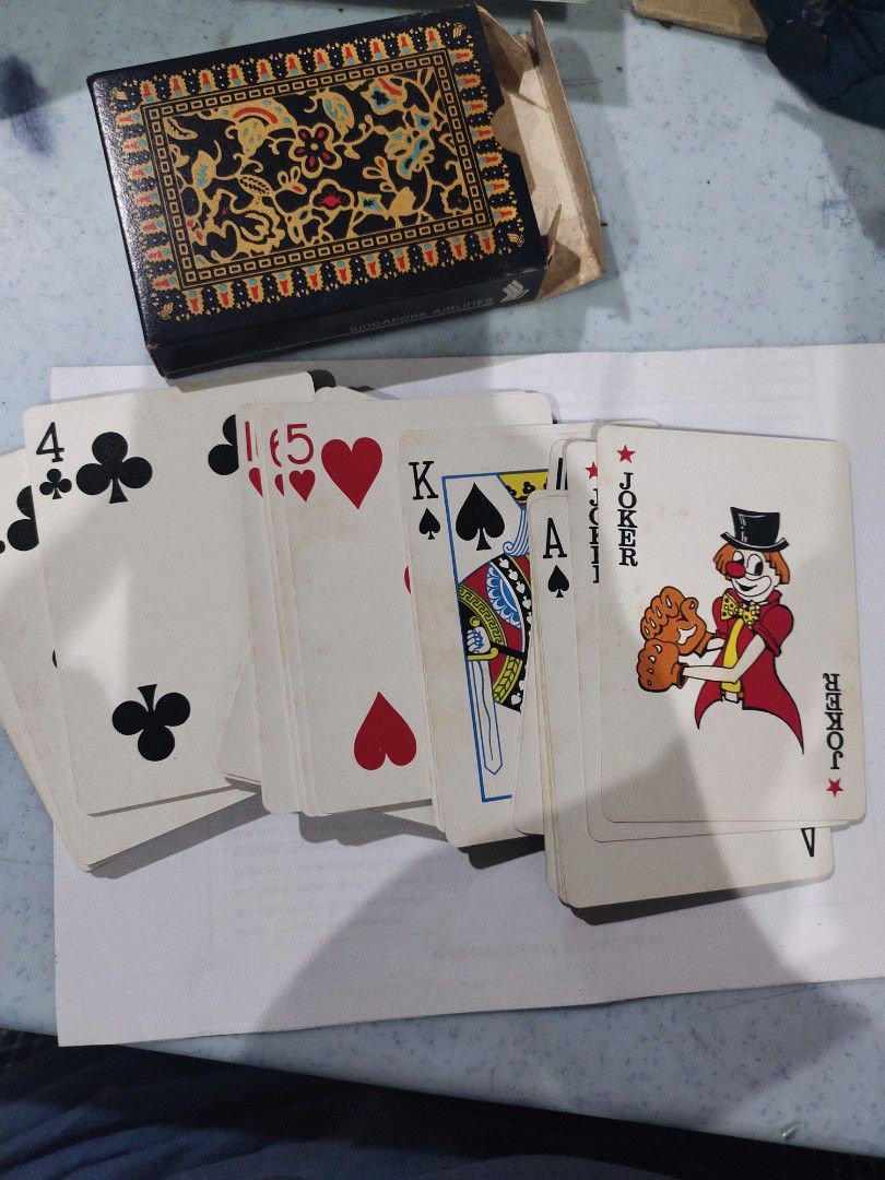 Playing Card Singapore Airlines, Hobbies & Toys, Toys & Games on Carousell