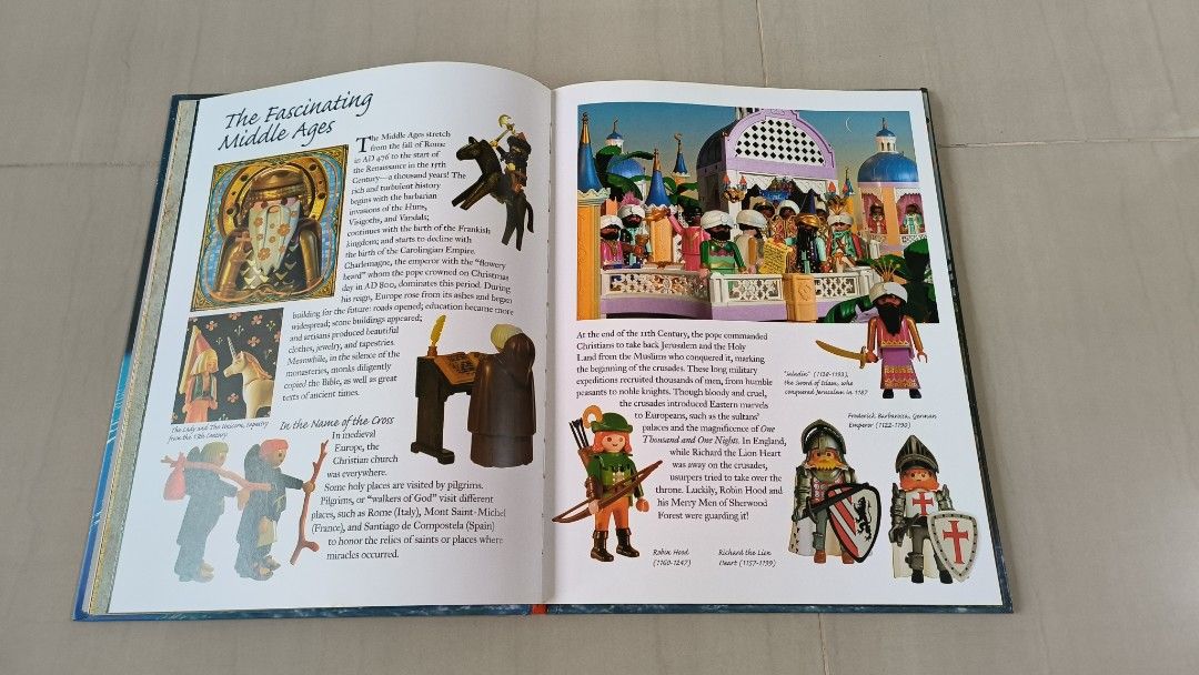 PLAYMOBIL Adventures in History book, Hobbies & Toys, Toys & Games on
