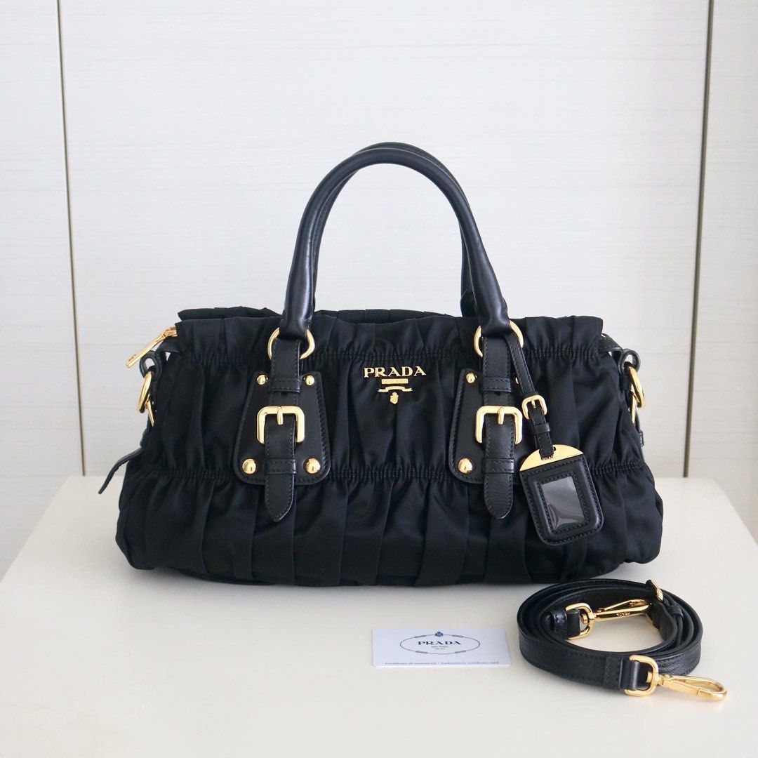 Prada 2 Way Nylon Tote Bag, Luxury, Bags & Wallets on Carousell