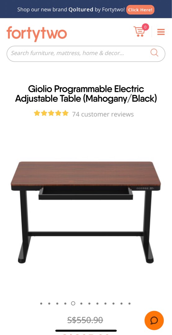 Programmable Electric Adjustable Table, Furniture & Home Living